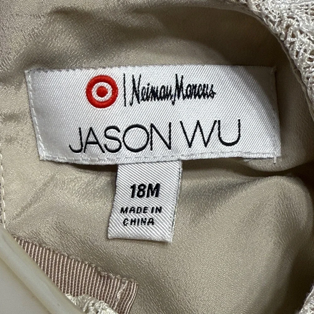 Jason Wu x Neiman Marcus For Target Polka Dot Kids Dress Lace Collar SZ 18 Mos